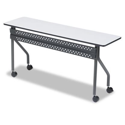 OfficeWorks Mobile Training Table, 60w x 18d x 29h, Gray/Charcoal1