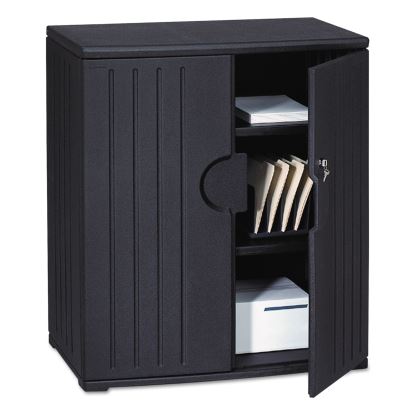 Rough n Ready Storage Cabinet, Two-Shelf, 36 x 22 x 46, Black1