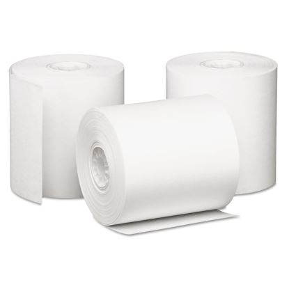 Impact Bond Paper Rolls, 3" x 85 ft, White, 50/Carton1