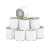 Impact Printing Carbonless Paper Rolls, 2.25" x 70 ft, White/Canary, 10/Pack2