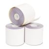 Impact Printing Carbonless Paper Rolls, 2.25" x 70 ft, White/Canary, 50/Carton2