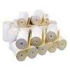 Impact Printing Carbonless Paper Rolls, 4.5" x 90 ft, White/Canary, 24/Carton2