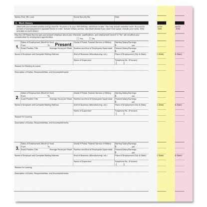 Digital Carbonless Paper, 3-Part, 8.5 x 11, White/Canary/Pink, 1, 670/Carton1