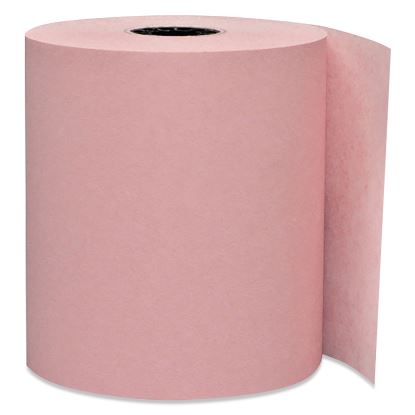 Direct Thermal Printing Paper Rolls, 0.45" Core, 3.13" x 230 ft, Pink, 50/Carton1