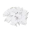 Replacement Slotted Key Cabinet Tags, 1 5/8 x 1 1/2, White, 20/Pack1