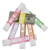 Color-Coded Kraft Currency Straps, Dollar Bill, $50, Self-Adhesive, 1000/Pack2
