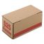 Corrugated Cardboard Coin Storage with Denomination Printed On Side, 8.5 x 4.38 x 3.63, Red1