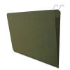 Hanging File Folders with Innovative Top Rail, Legal Size, 1/4-Cut Tab, Standard Green, 20/Pack1