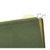 Hanging File Folders with Innovative Top Rail, Legal Size, 1/4-Cut Tab, Standard Green, 20/Pack2