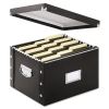 File Box, Letter/Legal Files, 16.25" x 9.75" x 13.25", Black1