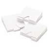 CD File Folders, 1 Disc Capacity, White, 100/Pack2