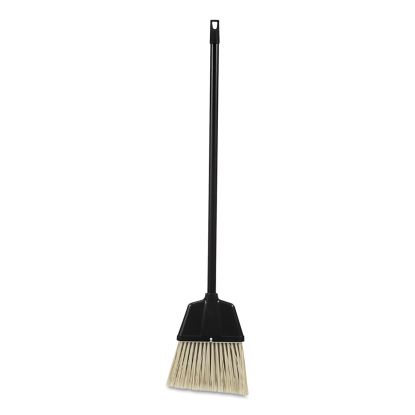 Lobby Dust Pan Broom, Plastic Bristles, 38" Handle, Natural/Black, 12/Carton1