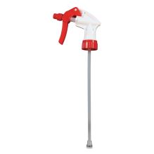 General Purpose Trigger Sprayer, 9.88" Tube, Fits 32 oz Bottles, Red/White, 24/Carton1