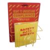 Deluxe Reversible Right-To-Know\Understand SDS Center, 14.5w x 5.2d x 21h, Red/Yellow2