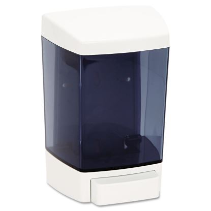 ClearVu Plastic Soap Dispenser, 46 oz, 5.5 x 4.25 x 8.5, White1