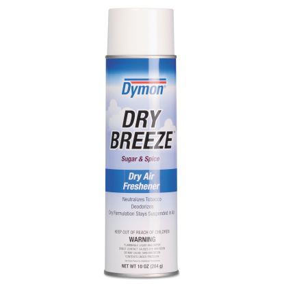 Dry Breeze Aerosol Air Freshener, Sugar and Spice, 10 oz Aerosol Spray, 12/Carton1