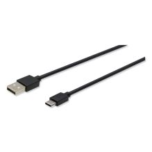 USB to USB C Cable, 10 ft, Black1