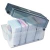 CD/DVD Storage Case, Holds 150 Discs, Clear/Smoke2