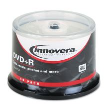 DVD+R Recordable Disc, 4.7 GB, 16x, Spindle, Silver, 50/Pack1