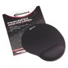 Mouse Pad with Fabric-Covered Gel Wrist Rest, 10.37 x 8.87, Black2