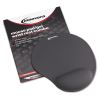 Mouse Pad with Fabric-Covered Gel Wrist Rest, 10.37 x 8.87, Gray2