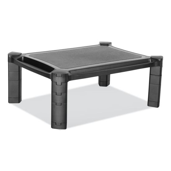 Large Monitor Stand with Cable Management, 12.99" x 17.1" x 6.6", Black, Supports 22 lbs1