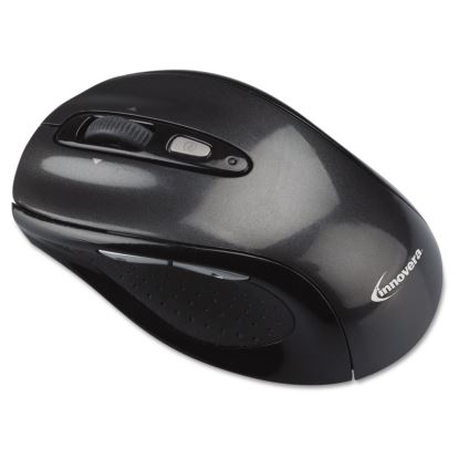 Wireless Optical Mouse with USB-A, 2.4 GHz Frequency/32 ft Wireless Range, Gray/Black1