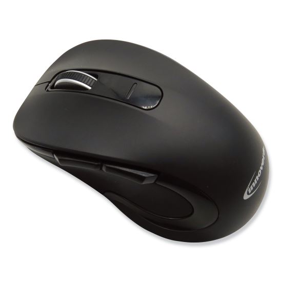 Mid-Size Wireless Optical Mouse with Micro USB, 2.4 GHz Frequency/32 ft Wireless Range, Right Hand Use, Black1