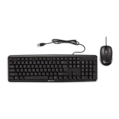 Slimline Keyboard and Mouse, USB 2.0, Black1