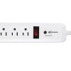 Surge Protector, 6 Outlets, 4 ft Cord, 540 Joules, White2