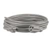 Indoor Heavy-Duty Extension Cord, 15 ft, 13 A, Gray2