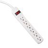 Six-Outlet Power Strip, 6 ft Cord, 1.94 x 10.19 x 1.19, Ivory1