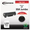 Remanufactured Black Extended-Yield Toner, Replacement for 35A (CB435AJ), 2,200 Page-Yield2