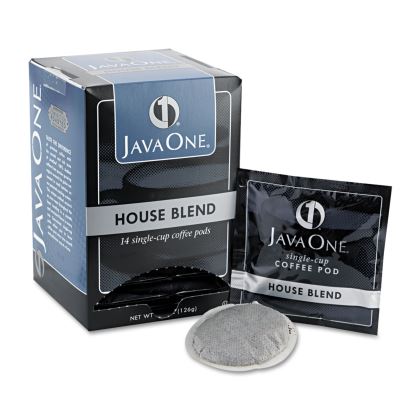 Coffee Pods, House Blend, Single Cup, 14/Box1