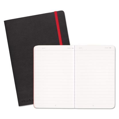 Black Soft Cover Notebook, 1 Subject, Wide/Legal Rule, Black Cover, 8.25 x 5.75, 71 Sheets1