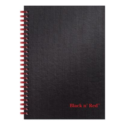 Twinwire Hardcover Notebook, 1 Subject, Wide/Legal Rule, Black Cover, 8.25 x 5.88, 70 Sheets1