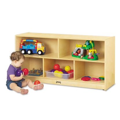 Toddler Single Mobile Storage Unit, 48w x 15d x 24.5h, White1