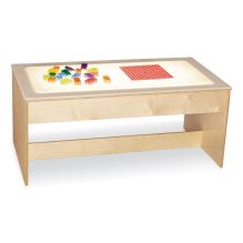 Large Light Table, 42.5w x 22.5d x 18.5h, White1