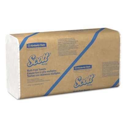 Essential Multi-Fold Towels 100% Recycled, 9.2  x 9.4, White, 250/Pack, 16 Pack/Carton1