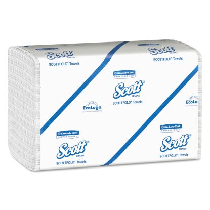Pro Scottfold Towels, 7.8 x 12.4, White, 175 Towels/Pack, 25 Packs/Carton1