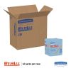 L40 Wiper, 1/4 Fold, Blue, 12.5 x 12, 56/Box, 12 Boxes/Carton2