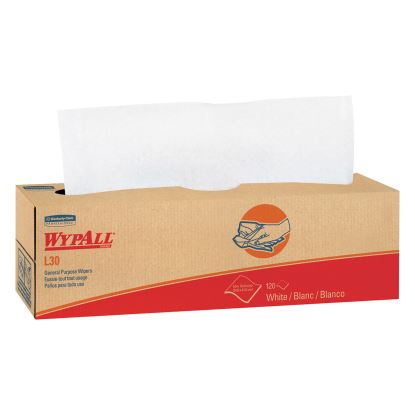L30 Towels, POP-UP Box, 16.4 x 9.8, White, 100/Box, 8 Boxes/Carton1