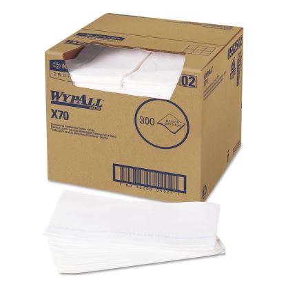 X70 Wipers, Kimfresh Antimicrobial, 12.5 x 23.5, White, 300/Carton1
