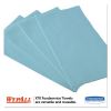X70 Foodservice Towels, 1/4 Fold, 12 1/2 x 23 1/2, Blue, 300/Carton2