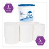 Wipers for WETTASK System, Bleach, Disinfectants and Sanitizers, 6 x 12, 140/Roll, 6 Rolls and 1 Bucket/Carton2