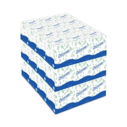 Facial Tissue for Business, 2-Ply, White, Pop-Up Box, 110/Box, 36 Boxes/Carton1