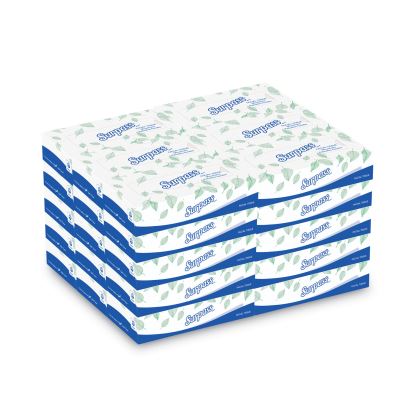 Facial Tissue for Business, 2-Ply, White, Flat Box, 100 Sheets/Box, 30 Boxes/Carton1