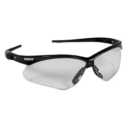 Nemesis Safety Glasses, Black Frame, Clear Lens1