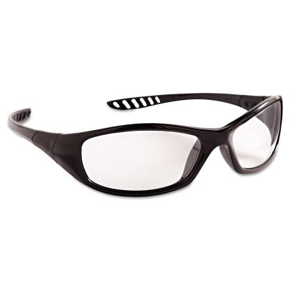 V40 HellRaiser Safety Glasses, Black Frame, Clear Anti-Fog Lens1