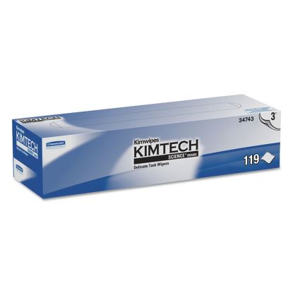 Kimwipes Delicate Task Wipers, 3-Ply, 11.8 x 11.8, 100/Box, 15 Boxes/Carton1